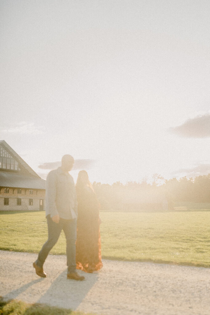 Shelburne Farms Photo Locations - Couple at the Breeding Barn